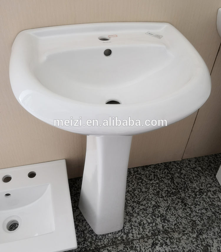 New model wash basin of ceramic pedestal basin