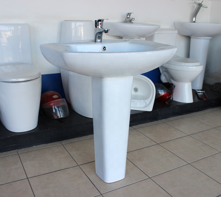 Middle East style bathroom sanitary ware wash pedestal basin