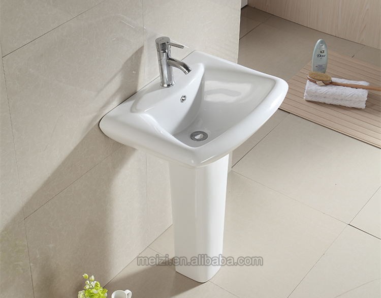 Popular ceramic pedestalhand wash basin price