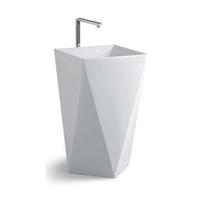 Modern design ceramic china metal wash basin stand