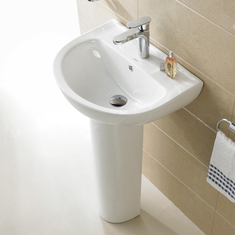 Sanitary ware white ivory cheap wash hand basin