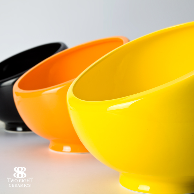 China Factory Unique Restaurant Dinnerware Color Salad Bowl, Restaurant