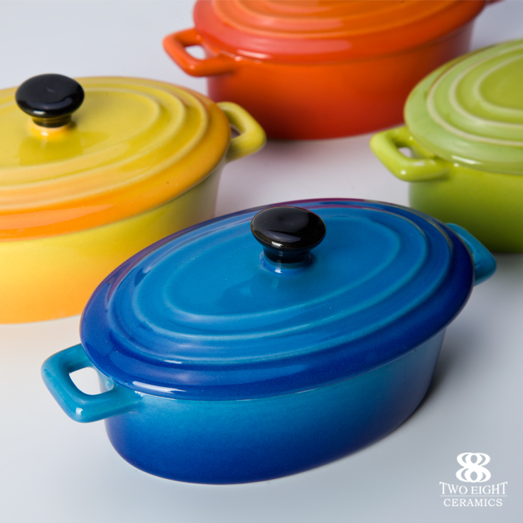 FDA & LFGB color ceramics cast iron casserole cast iron stewpot cast iron casserole