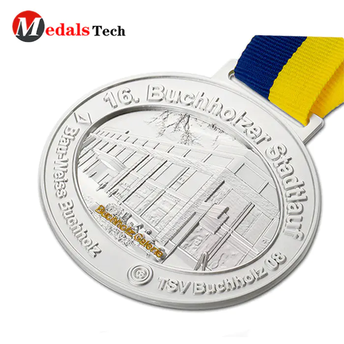 Wholesale custom cheap 3d logo shooting sports medallion medal