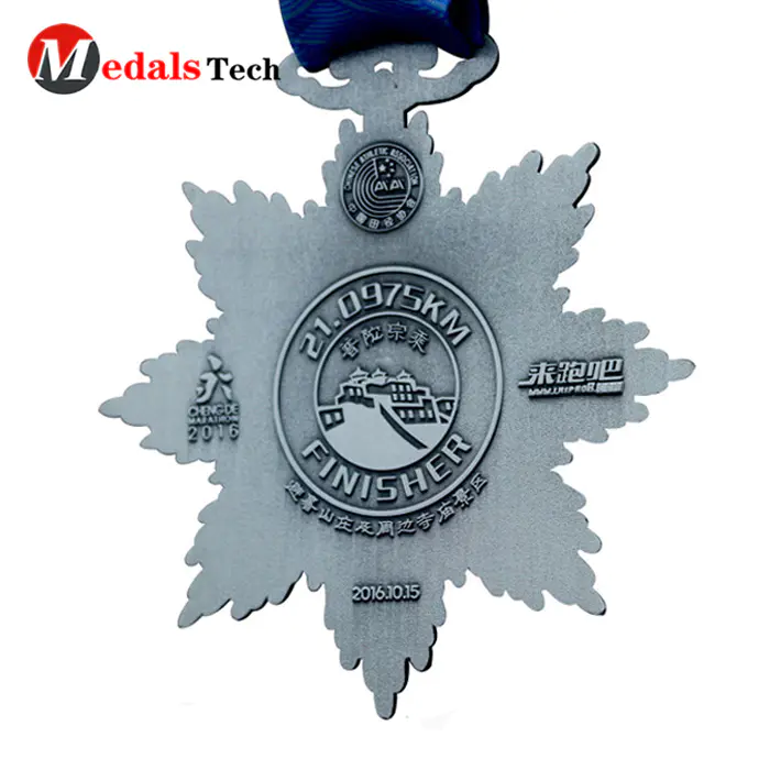 Factory price `3d logo metal running old sport medals