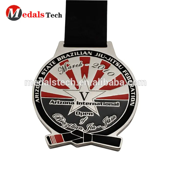 Hot sale metal customized unique cheap jiu-jitsu medal for souvenir