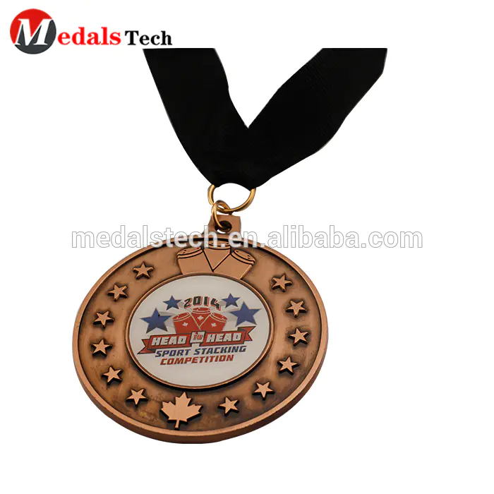 Zhongshan Factory medal supplier custom 3d die casting 5K challenge run sports victory Torch medals
