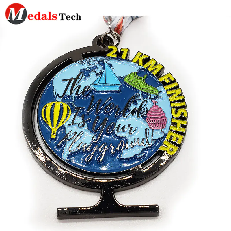 Fast produce wholesale Swimming Football Baseball Badminton Table Tennis sports meet custom medals basketball