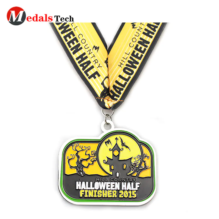 Best selling metal sport finisher souvenir medals for halloween