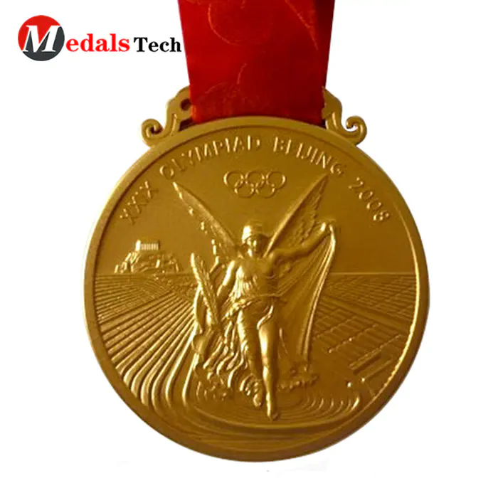 Factory Price Running MakeSoft Enamel Metal Medal With Ribbon