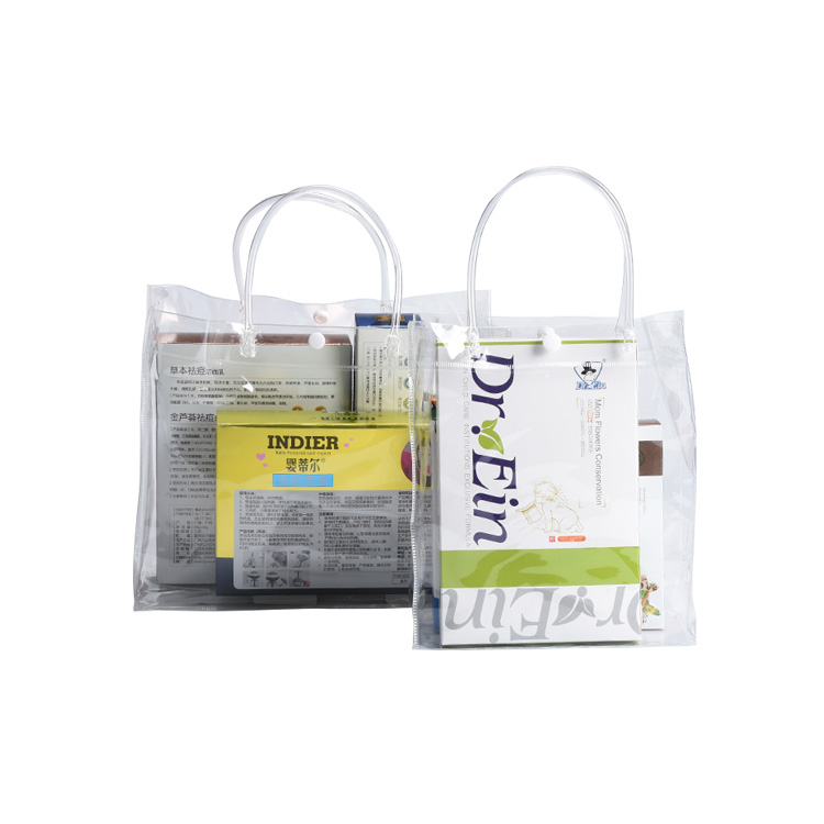 Factory Profession Custom Promotional Plastic Clear Transparent Pvc Shopping Tote Bag