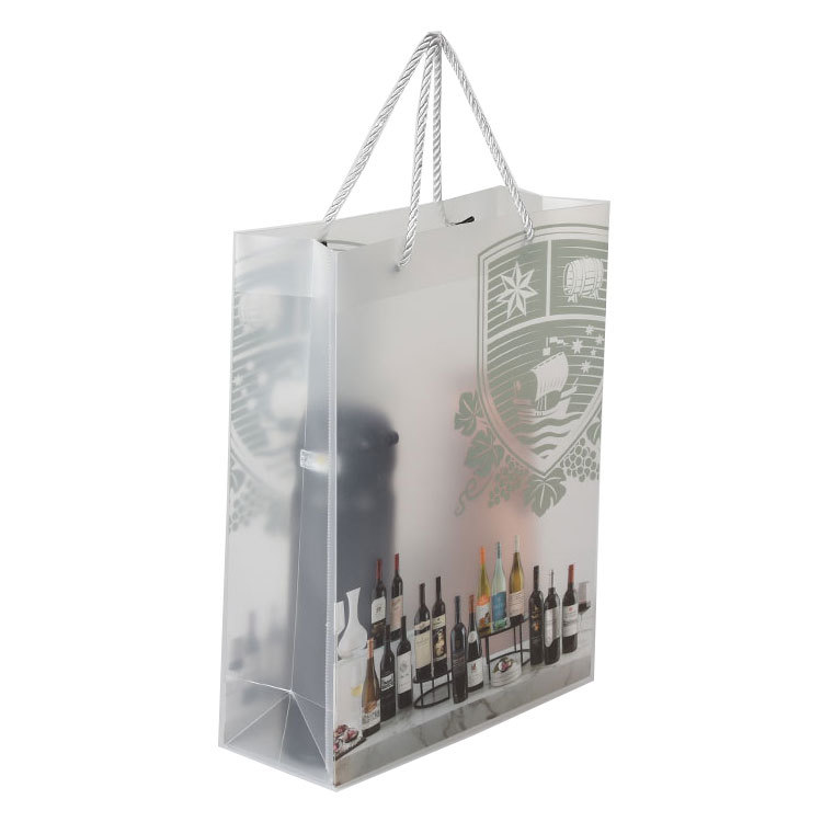 Custom Eco friendly Clear Transparent Plastic Reusable Waterproof PVC Shopping Bag With Brand Own Logo