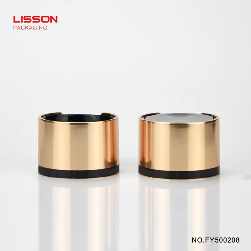 luxury looking cosmetic packaging ABL high gloss tube with disc top cap
