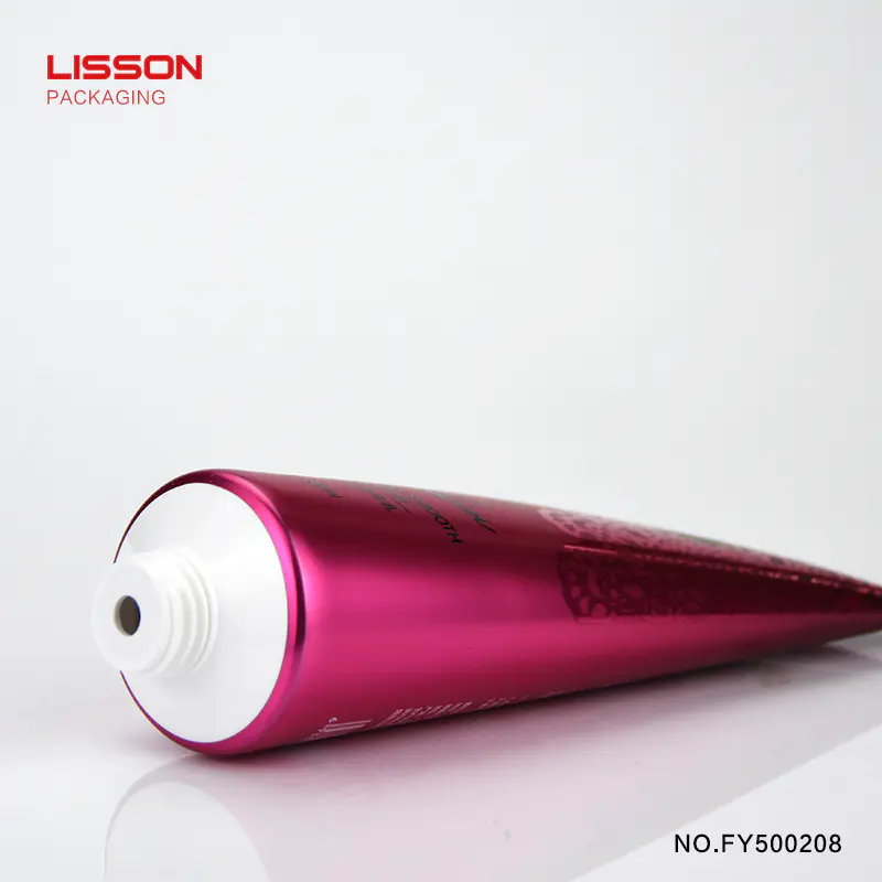 luxury looking cosmetic packaging ABL high gloss tube with disc top cap