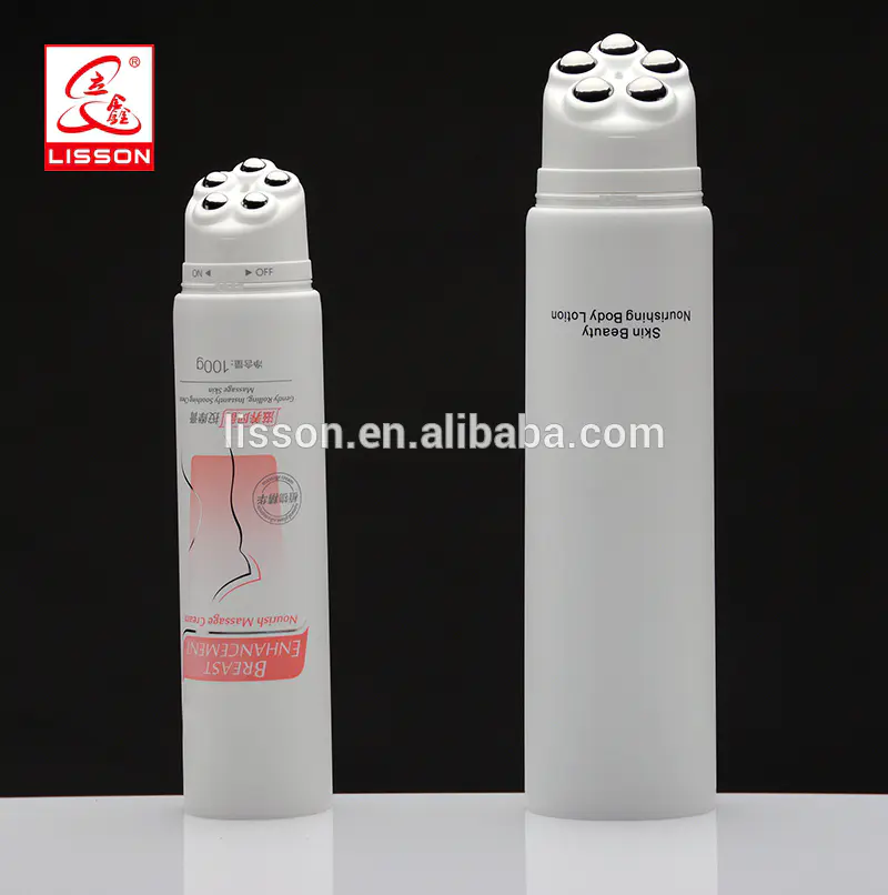 100-200ml PE safety Cosmetic body lotion massage tube packaging