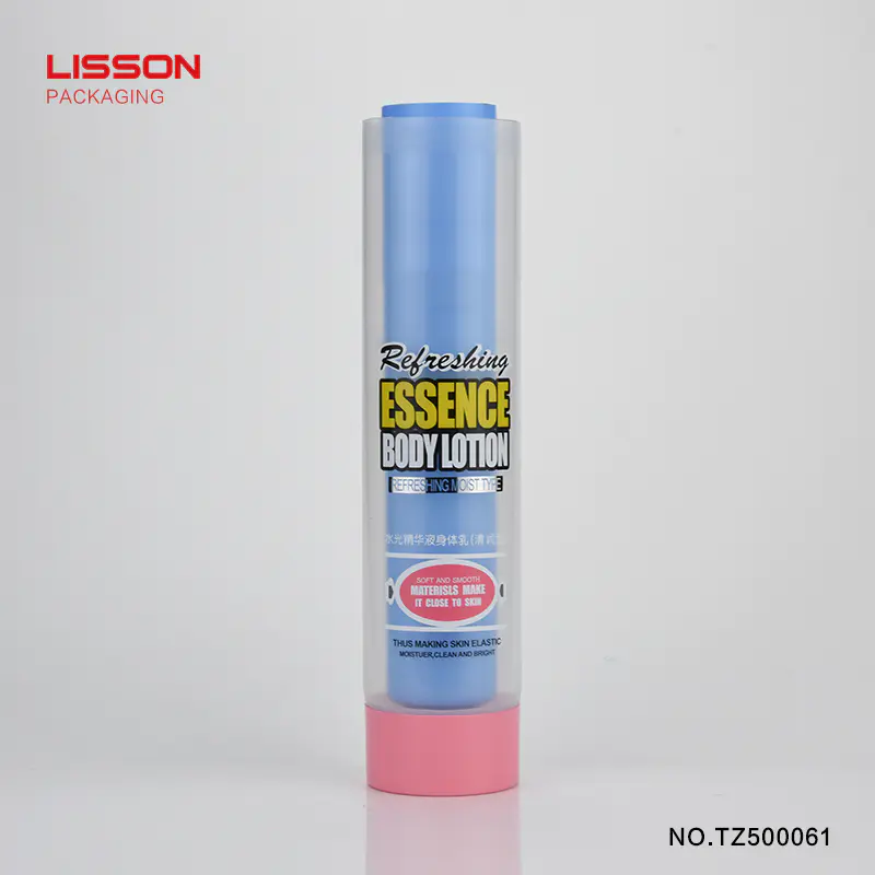 hot sale two in one plastic cosmetic tubes packaging