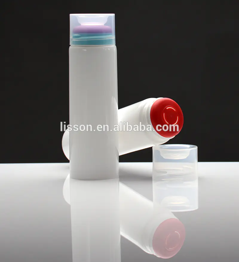 rubber head plastic tube for antiperspirant packaging