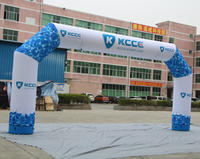 Outdoor event party show inflatable tent with customized printed arch for advertising