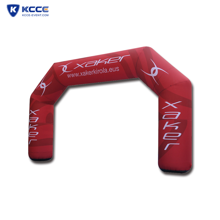 Custom printed event promotion inflatable arch