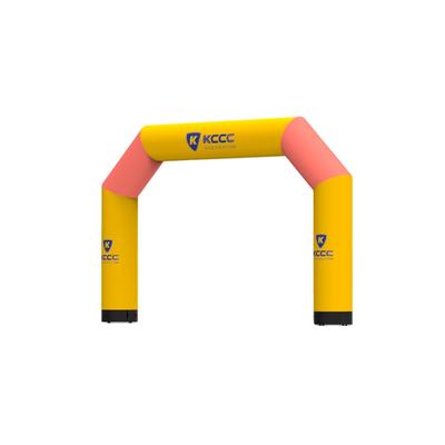 Custom printing start finish line race entrance inflatable arch for outdoor events 20ft