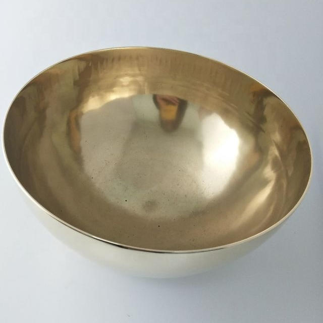 250mm Brass Hemisphere Half Ball Copper Half Sphere With Shiny Surface
