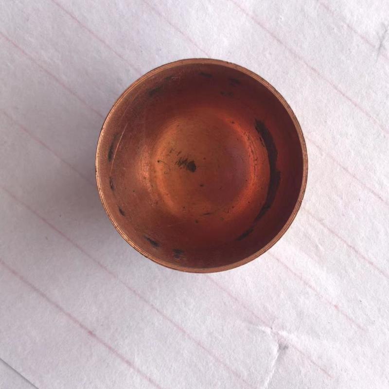 half hollow brass sphere bowl