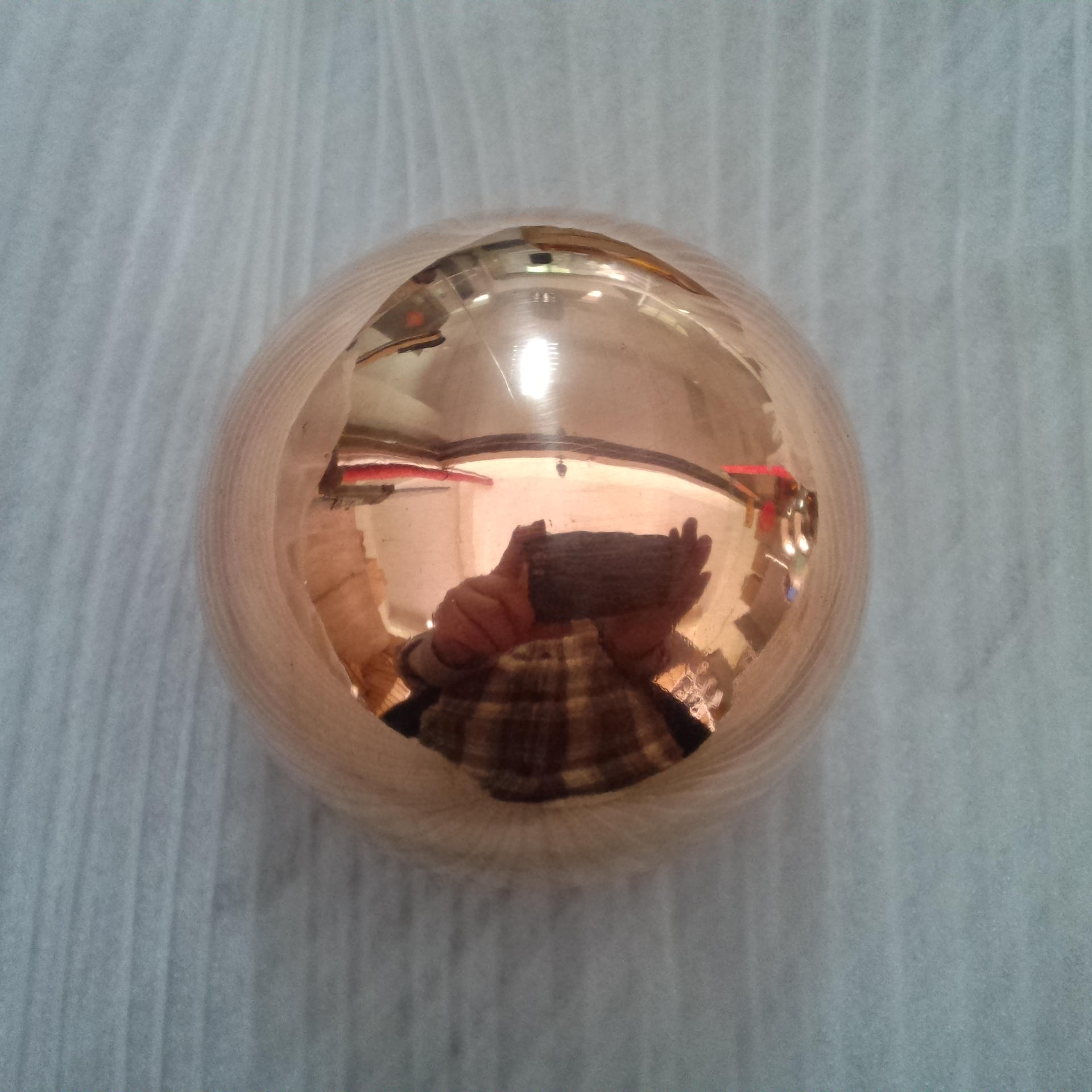 300mm Perfect Polish Finish Shiny Copper Hollow Sphere