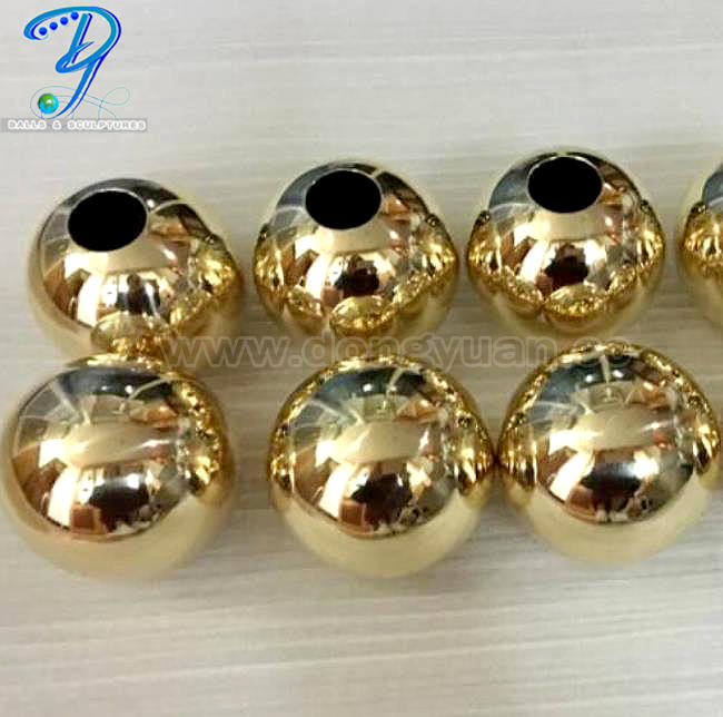 30mmHollow Brass Ball,Polished Brass Hemisphere for Art Jewelry