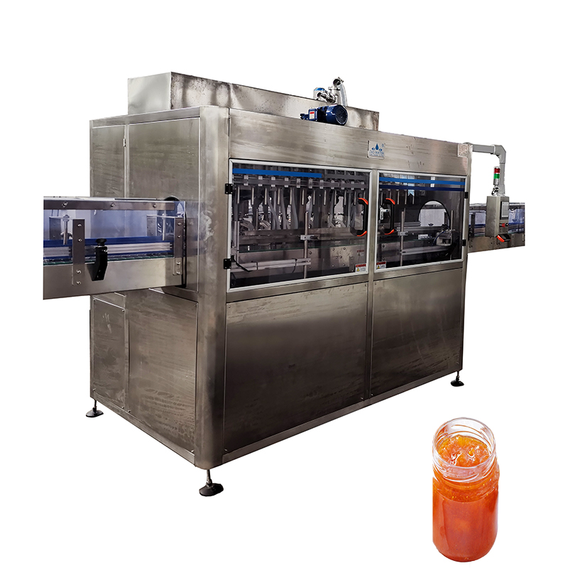 Automatic 100-2000BPH filling capping water honey jar bottle liquid jam filling machine