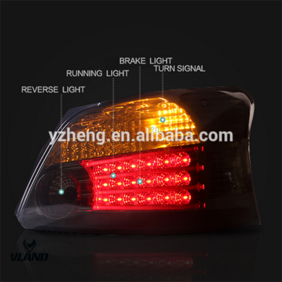 VLAND factory accessory for Car Taillight for Vios LED Tail light for 2008 2009 2010 2011 2012 2013 with LED DRL