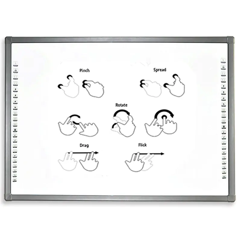 Chinese FactoryOem/Odm Interactive WhiteboardWith Built-In Android Os&Speakers 10 Points Infrared TouchHd Display screen