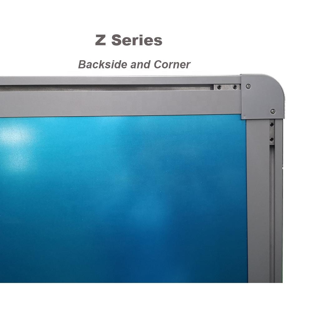 China school ceramic steel portable USB finger touch digital interactive glass board virtual whiteboard with stand for classroom
