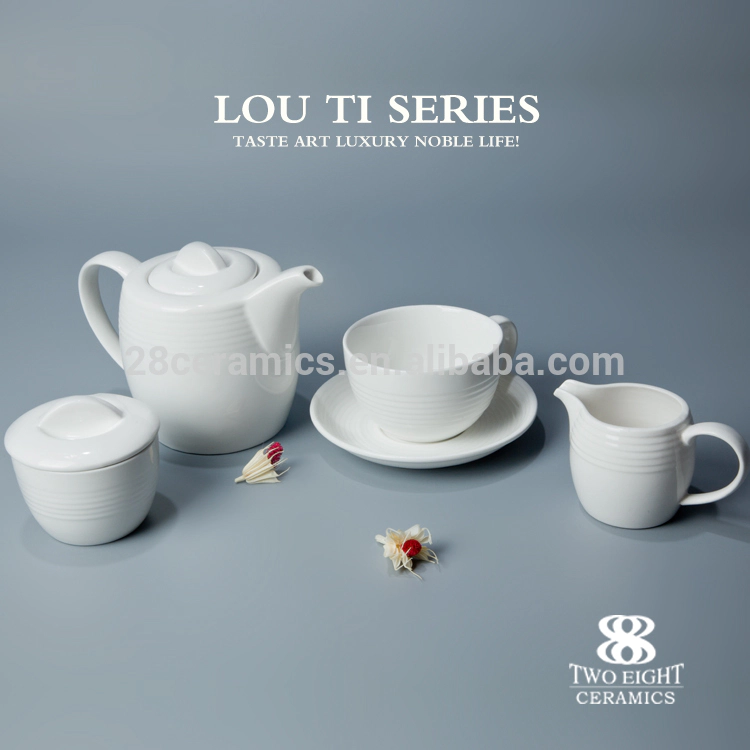 Personalized ceramic 4pcs russian tea set for dining room
