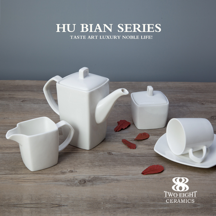 Chaozhou factory wholesale Hotel Porcelain Plate High Quality Ceramic Tea Set,Wholesale Products China Homeware Coffee Set