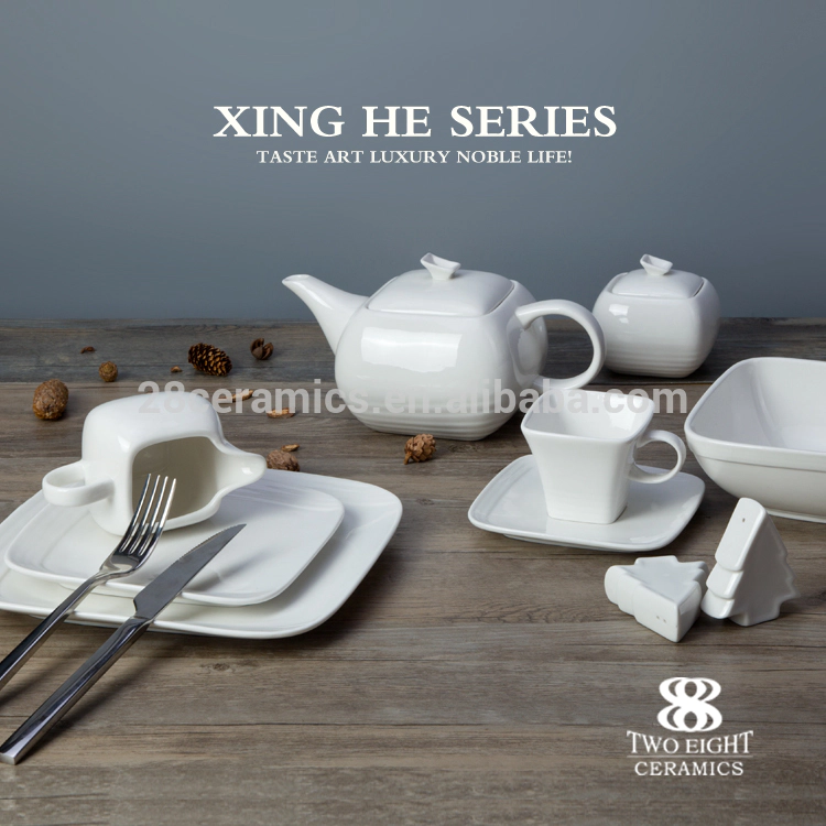 Popular design factory price european ceramic coffee cup restaurant hotel fine china porcelain coffee set porcelain