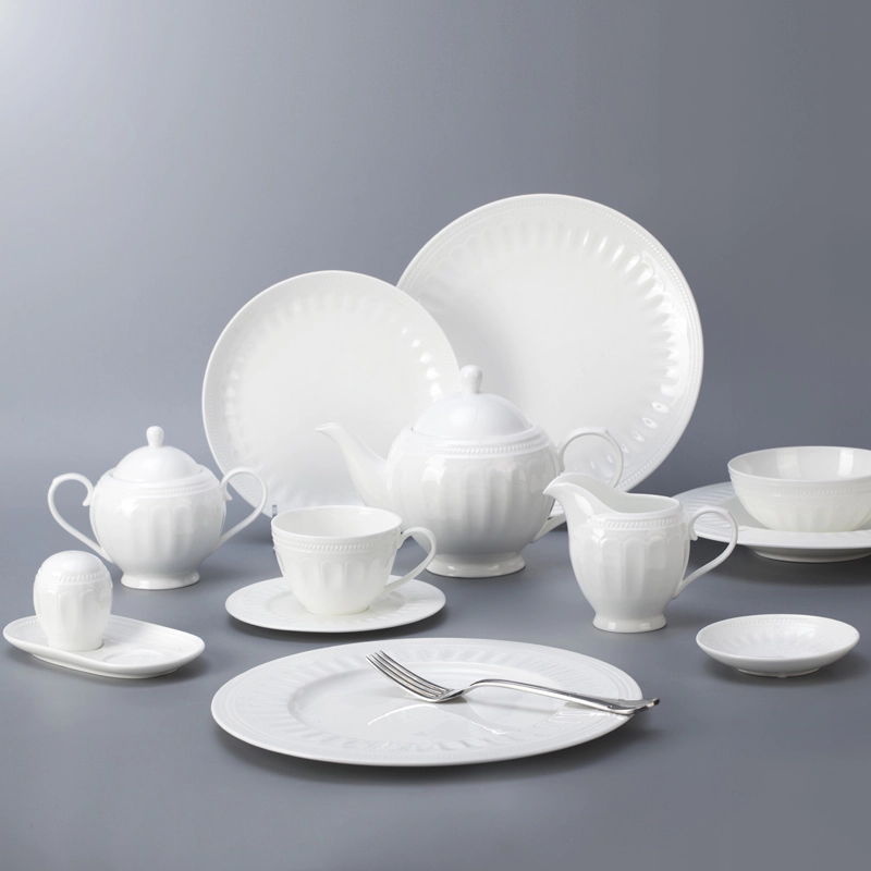 Hotel Bone China Crockery Rome Range Tea Set Coffee Set, Restaurant Modern Luxury Dinnerware%