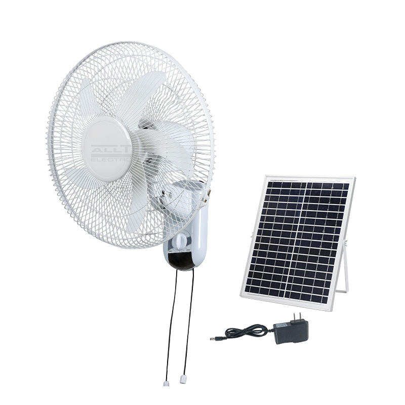 ALLTOP 16 Inch solar power electric home ventilateur parts solar wall mounted fan