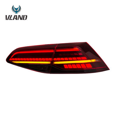 VLAND factoryfor car led taillight for Golf 7 tail light 2016 2017 2018 2019 for Golf 7.5 rearlamp with moving turn signal+DRL