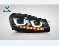VLAND Factory LED Car Headlight For GOLF MK6 2010 2012 2013 2014 HEAD LAMP Head Light Plug And Play