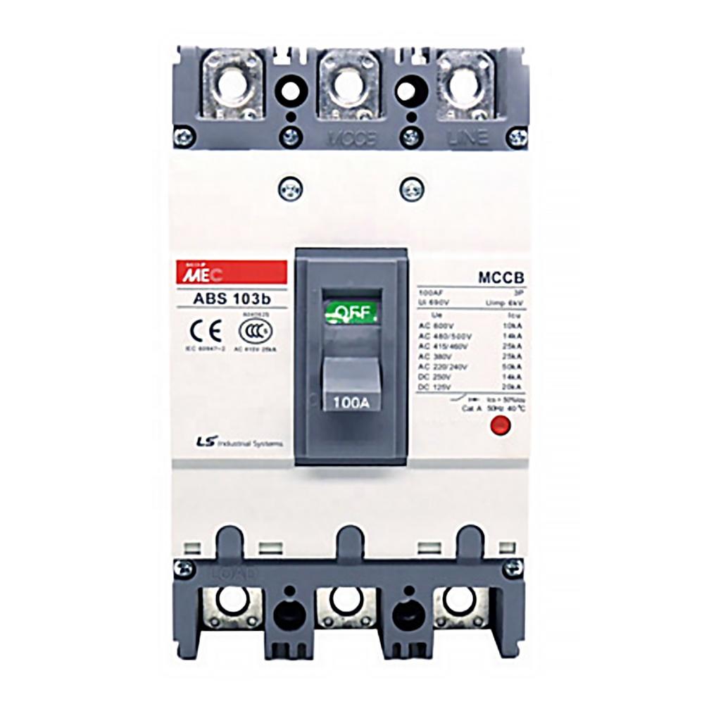 Pressure magnetic Moulded Case ABE103B Series Vacuum Circuit Breakers for sale