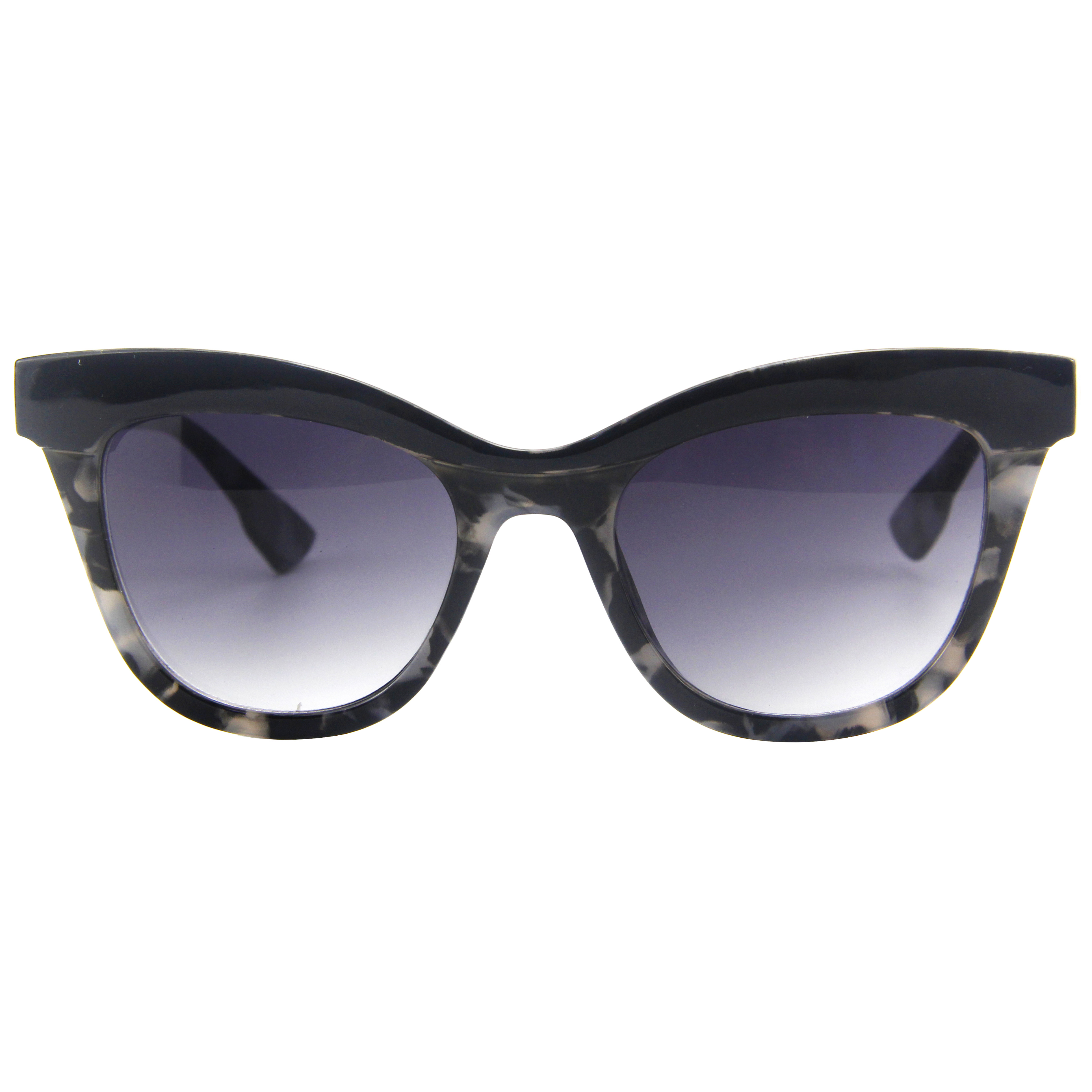 EUGENIA True Polish Colors Black Leopard Print Mirror Polarized Oculos De Sol Sunglasses For Women