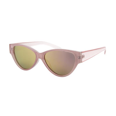 EUGENIA wholesale recycled plastic retro cat eye coating women sunglasses
