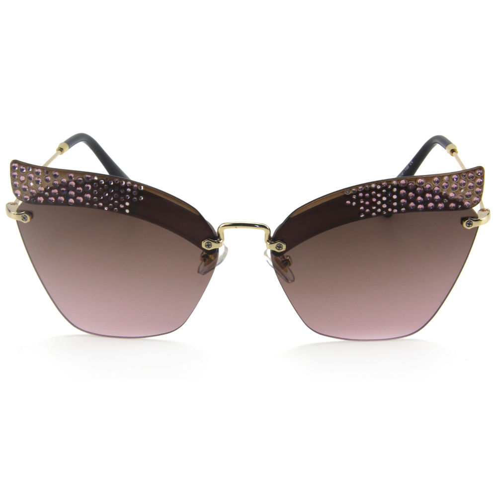 EUGENIA brand ladies fashion uv400 handmade retro cat eye women sunglasses