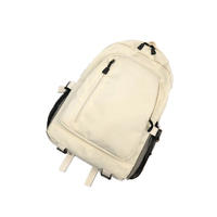mochilas Hot sale 2020 Waterproof Nylon Women's Backpack Fashion Solid Color Simple Unisex School Backpack Shoulder Travel Bags For Women