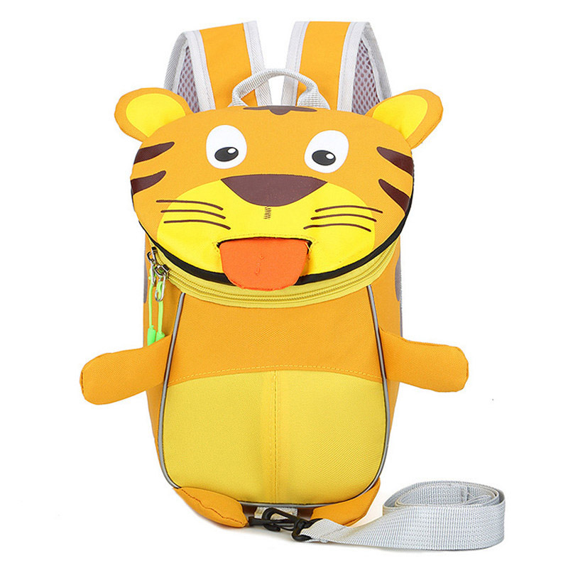 mochilas 2020 New Arrival Anti-lost Cute Tiger Children Backpacks for Girl Boys Kids School Bags Kindergarten Cartoon Bag Toddler mochila
