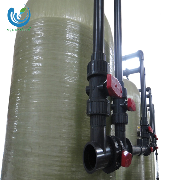 Drinking sea water purification plant pre-treatment with uv lamp for water purification