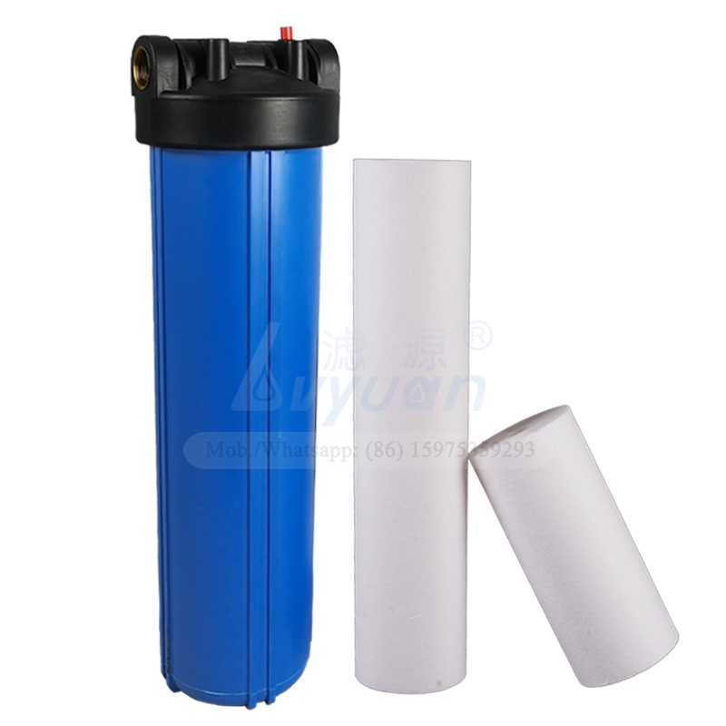 Jumbo water housing 10 20 inch PP/GAC/CTO big blue 3 stage water filter for whole house water treatment