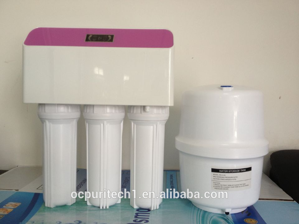 product-Ocpuritech-50 gallons ro water plant with booster pump under the sink-img