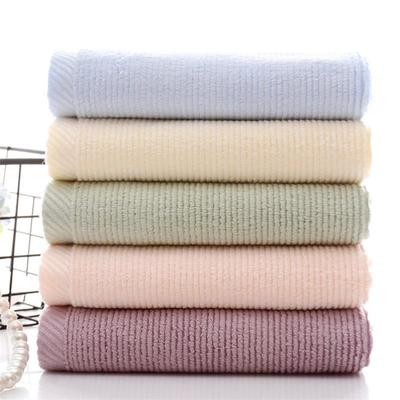 Bamboo Fiber Towel White Hand/Face Pink Silk for Face Fitness Custom Woven Bamboo_Face_Towel