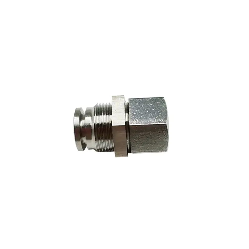 BKC-PMF8-02 Stainless Steel Bulkhead Connector fittings oxidation-resisting 1/4in Pneumatic Component